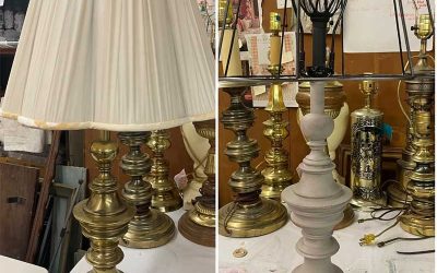 DIY Alert #2 – Dated Brass Lamp = Fabulous NEW Porch Lamp